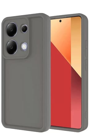 Newface Xiaomi Redmi Note 13 Pro 4G Kılıf Viera Silikon - Gri
