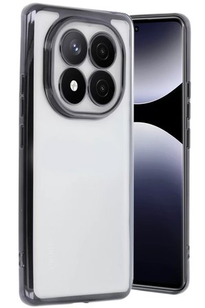 Newface Xiaomi Redmi Note 14 Pro Plus Kılıf Razer Lensli Silikon - Siyah