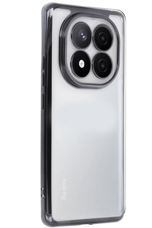 Newface Xiaomi Redmi Note 14 Pro Plus Kılıf Razer Lensli Silikon - Siyah