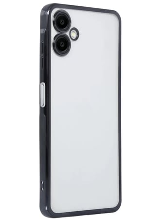Newface Samsung Galaxy A06 Kılıf Razer Lensli Silikon - Siyah