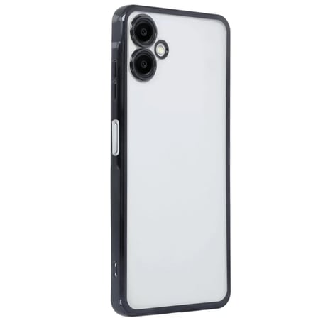 Newface Samsung Galaxy A06 Kılıf Razer Lensli Silikon - Siyah