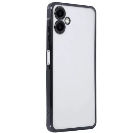 Newface Samsung Galaxy A06 Kılıf Razer Lensli Silikon - Siyah