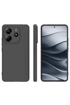 Newface Xiaomi Redmi Note 14 4G Kılıf First Silikon - Siyah