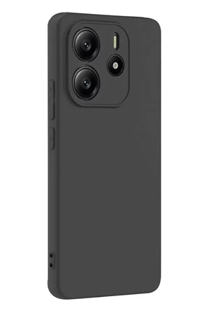 Newface Xiaomi Redmi Note 14 4G Kılıf First Silikon - Siyah