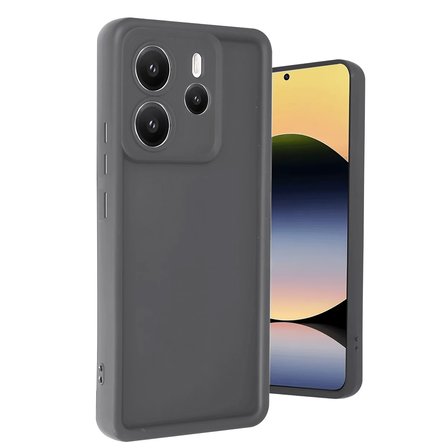 Newface Xiaomi Redmi Note 14 4G Kılıf Viera Silikon - Gri
