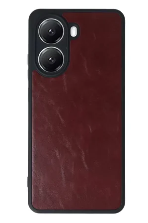 Newface Xiaomi Poco X7 Pro Kılıf Aras Deri Kapak - Bordo