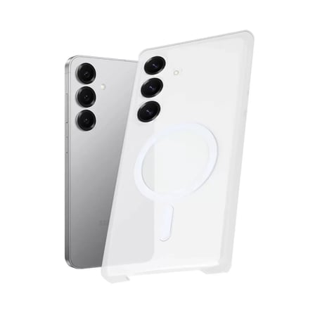 Newface Samsung Galaxy S25 Plus Kılıf PC Zara Magsafe Şeffaf Kılıf - Şeffaf