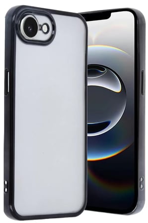 Newface Apple iPhone 16E Kılıf Razer Lensli Silikon - Siyah