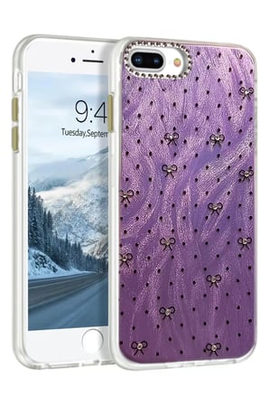 Newface Apple iPhone 7 Plus Kılıf Blade Aynalı Desenli Kapak - Desen 2