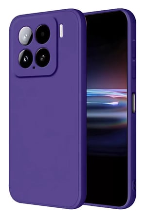 Newface Xiaomi Mi 15 Kılıf Nano içi Kadife Silikon - Mor