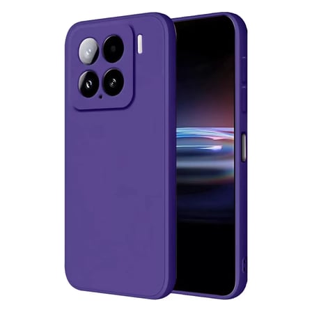 Newface Xiaomi Mi 15 Kılıf Nano içi Kadife Silikon - Mor