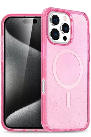 Joko Apple iPhone 16 Pro Max Star Magsafe Kapak - Pembe