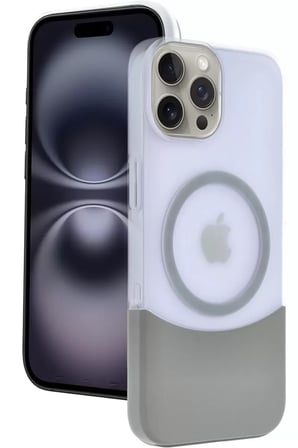 Joko Apple iPhone 15 Pro Max Velar Magsafe Kapak - Natural Grey