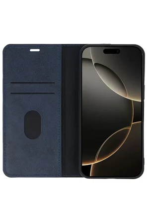 Newface Apple iPhone 15 Pro Max Kılıf Trend S Plus Kapaklı Kılıf - Taba