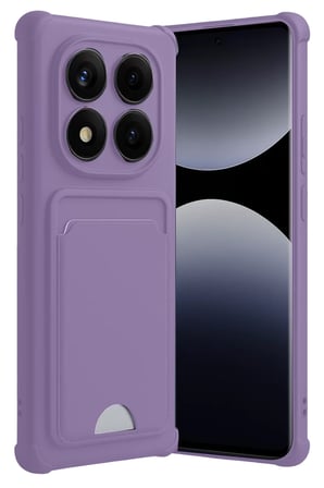 Newface Xiaomi Redmi Note 14 Pro 5G Kelvin Kartvizitli Silikon - Lila