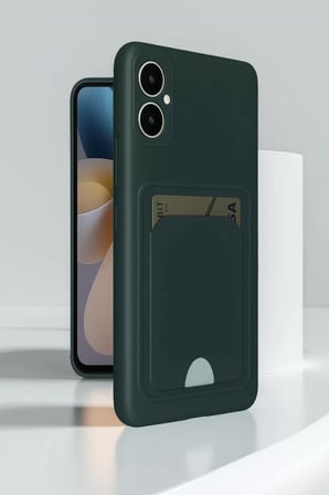 Newface Samsung Galaxy A05 Kelvin Kartvizitli Silikon - Bordo