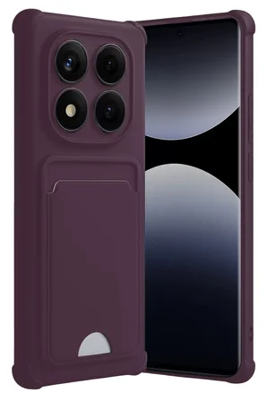 Newface Xiaomi Redmi Note 14 Pro Plus Kelvin Kartvizitli Silikon - Derin Mor