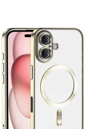 Newface Apple iPhone 17 Kross Magneticsafe Kapak - Gold