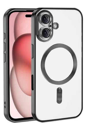 Newface Apple iPhone 17 Kross Magneticsafe Kapak - Siyah