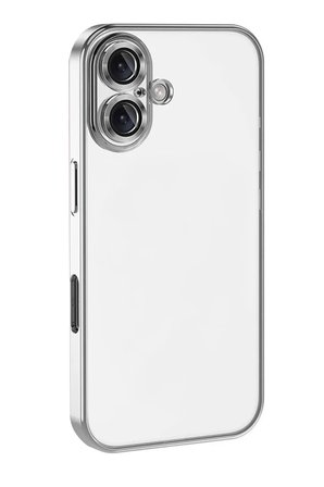 Newface Apple iPhone 17 Razer Lensli Silikon - Gümüş