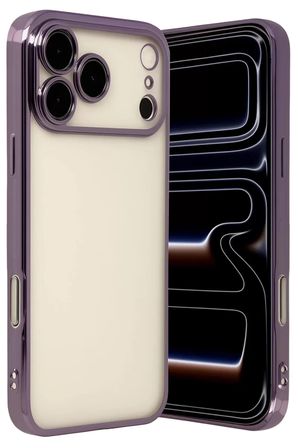 Newface Apple iPhone 17 Pro Max Razer Lensli Silikon - Mor