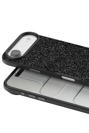 Onegif Apple iPhone 17 Air Bright Simli Kapak - Siyah