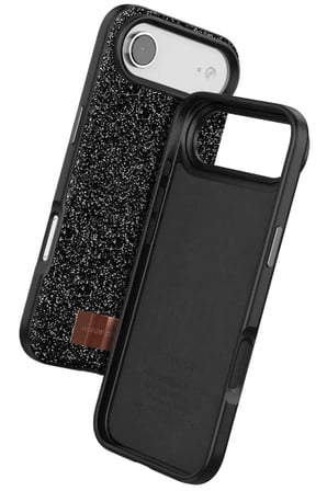 Onegif Apple iPhone 17 Air Bright Simli Kapak - Siyah