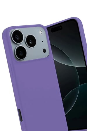 Newface Apple iPhone 17 Pro Max First Silikon - Lila