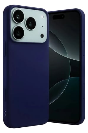 Newface Apple iPhone 17 Pro Nano içi Kadife Silikon - Lacivert