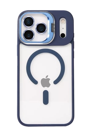 Joko Apple iPhone 17 Pro Max Remim Lensli Magsafe Standlı Kapak - Lacivert
