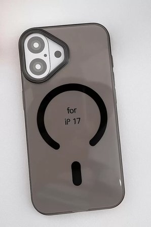 Joko Apple iPhone 17 PC Blank Magsafe Kapak - Siyah
