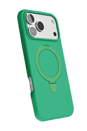 Newface Apple iPhone 17 Pro Regal Magsafe Standlı Kapak - Yeşil