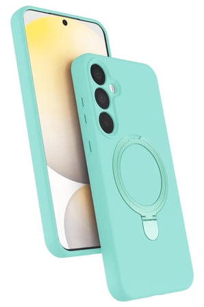 Newface Samsung Galaxy A55 5G Regal Magsafe Standlı Kapak - Su Yeşili