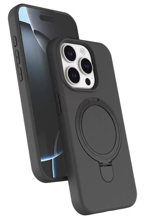 Newface Apple iPhone 14 Pro Max Regal Magsafe Standlı Kapak - Titan Gri