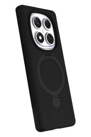 Newface Xiaomi Redmi Note 14 Pro 5G Regal Magsafe Standlı Kapak - Siyah