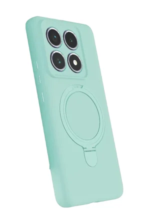 Newface Xiaomi Mi 14T Pro Regal Magsafe Standlı Kapak - Su Yeşili