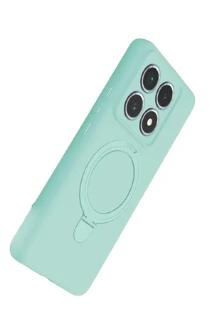 Newface Xiaomi Mi 14T Pro Regal Magsafe Standlı Kapak - Su Yeşili
