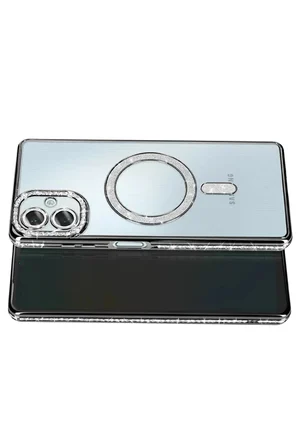 Newface Samsung Galaxy A07 4G Joke Simli Magneticsafe Kılıf - Siyah