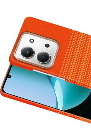 Newface Xiaomi Redmi 15C 4G Vega Magsafe Kapak - Turuncu