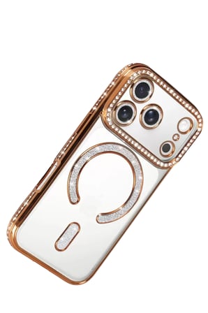 Newface Apple iPhone 17 Pro Joke Simli Magneticsafe Kılıf - Turuncu