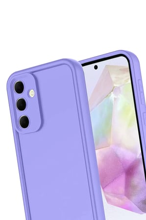 Newface Samsung Galaxy A17 5G Viera Silikon - Lila