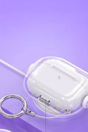 Newface Apple Airpods Pro 3 (3.nesil) Tema Kılıf - Kırmızı