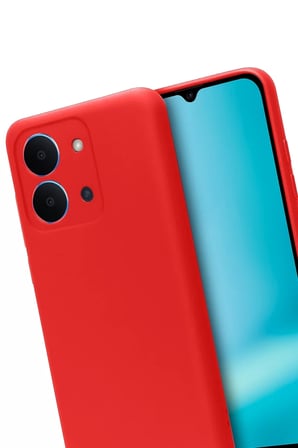 Newface Xiaomi Redmi 15C 4G First Silikon - Kırmızı
