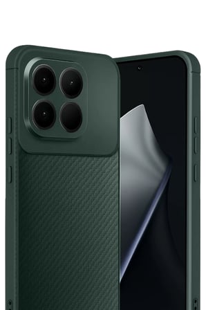 Newface Xiaomi Mi 15T Auto Focus Karbon Kapak - Koyu Yeşil