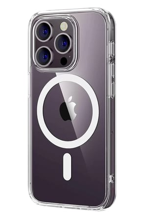 Newface Apple iPhone 16 Pro Max Combo Sert Şeffaf Magsafe Kapak - Şeffaf