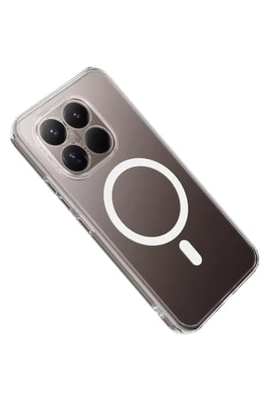 Newface Xiaomi Mi 15T Combo Sert Şeffaf Magsafe Kapak - Şeffaf