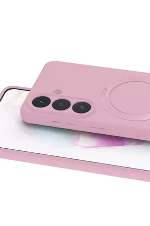 Newface Samsung Galaxy S26 Plus Regal Magsafe Standlı Kapak - Açık Pembe
