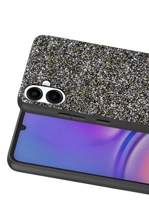Onegif Samsung Galaxy A07 4G Bright Simli Kapak - Gold
