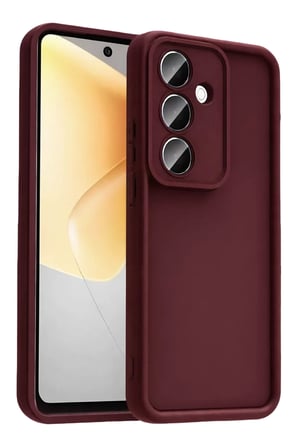 Newface Samsung Galaxy A57 5G Viera Silikon - Bordo