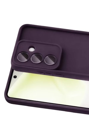 Newface Samsung Galaxy A57 5G Viera Silikon - Mürdüm